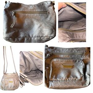 Stone Mountain USA leather crossbody purse